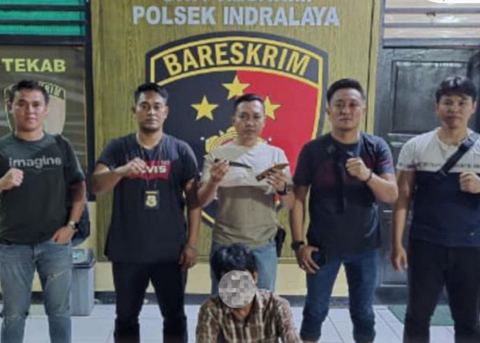 Bikin Keributan di Rumah Warga, Seorang Pria Diamankan Polsek Indralaya Ogan Ilir Usai Kedapatan Simpan Sajam