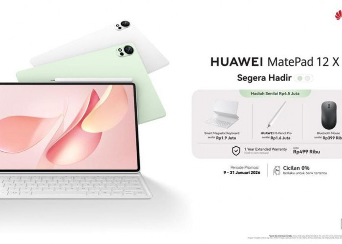 Huawei MatePad 12X 2026:Layar PaperMatte Lebih Enak Buat Nulis Dibanding iPad, Ini Spesifikasinya