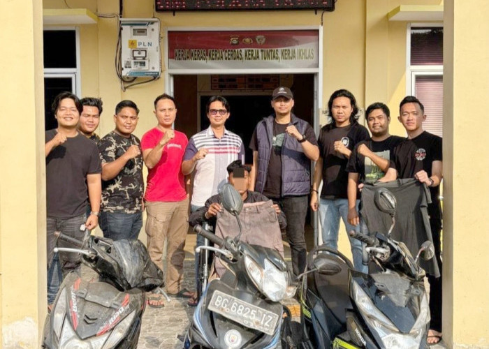 Curi 2 Motor Sekaligus di Komplek Perumahan, 1 Pelaku Diamankan Satreskrim Polres Ogan Ilir, 3 Lainnya DPO