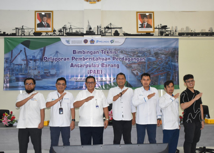 Pelindo R2 Palembang Dukung Penuh Bimbingan Teknis Pelaporan Pemberitahuan Perdagangan Antarpulau No.27  