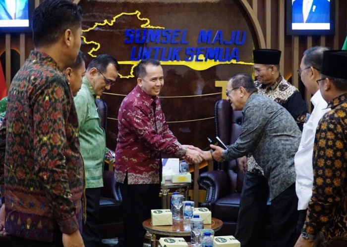 Pj Gubernur Agus Fatoni Ajak Pimpinan Muhammadiyah Sumsel Bersinergi Bersama Pemerintah Mmembangun Daerah