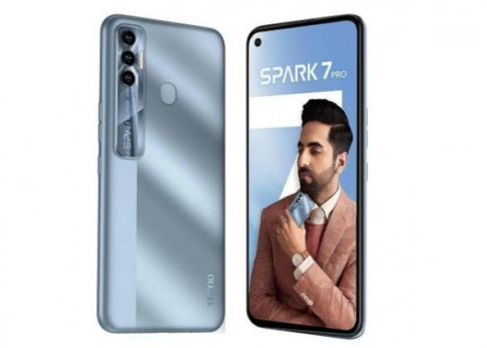 Tecno Spark 7 Pro Dirancang dengan Bodi Belakang Glossy Tampilan Lebih Elegan