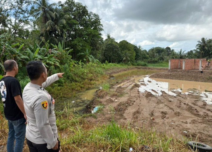 Bocah 7 Tahun di Sukaraja Baru Ogan Ilir Tenggelam di Kolam Bekas Galian, Polsek Indralaya Datangi TKP