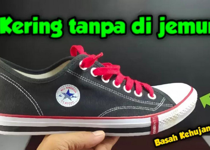 Trik Ajaib Agar Sepatu Cepat Kering Tanpa Dijemur, Cuma Modal Kaos Kaki Bekas dan Garam Loh!