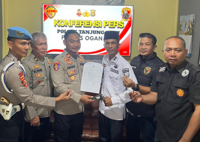 Intens Sampaikan Imbauan, Warga Serahkan Senpi Rakitan ke Polsek Tanjung Batu Ogan Ilir Secara Sukarela