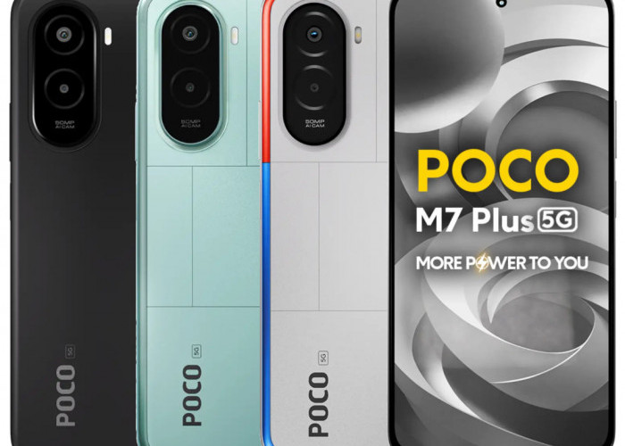 POCO M7 Plus Dibekali Baterai Jumbo 7000 mAh Mendukung Konektivitas 5G 
