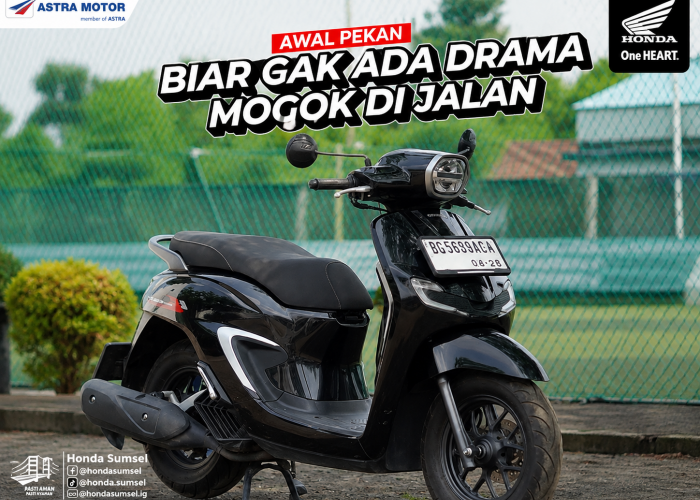Cuma 2 Menit Sebelum Berkendara, Honda Sumsel Ingatkan 3 Hal Ini Agar Tak Mogok di Jalan