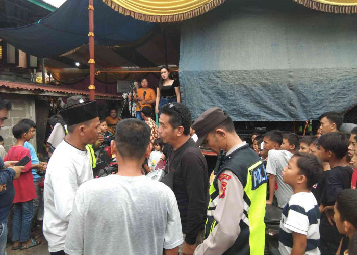 Polsek Tanjung Raja Sampaikan Imbauan Larangan Memainkan Musik Remix di Setiap Kegiatan