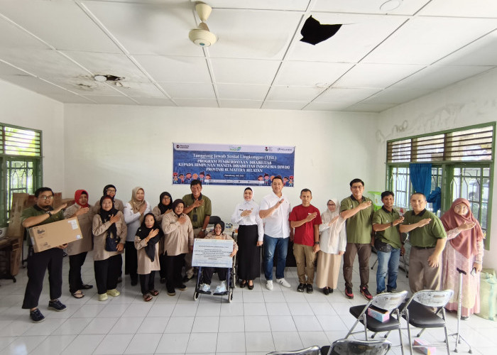 Pelindo Regional 2 Palembang Salurkan Bantuan Program Pemberdayaan Disabilitas kepada HWDI Sumsel