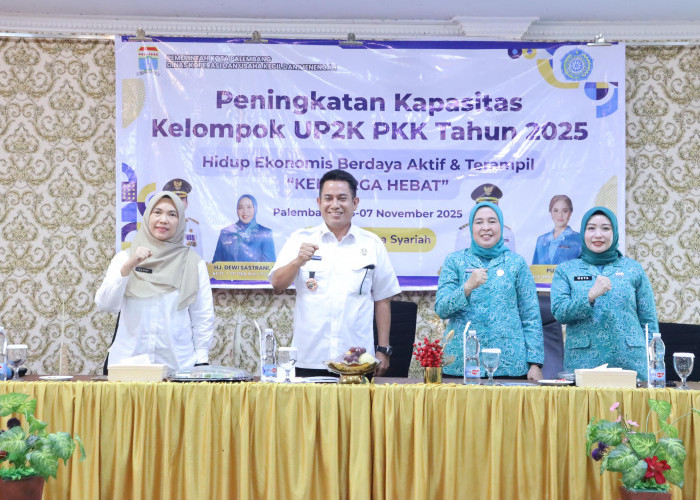 PKK Palembang Siapkan Obat Ampuh Hadapi Tantangan Zaman Lewat Pelatihan UP2K