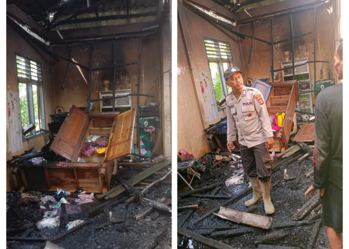 Terbakar Bikin Seisi Rumah & Peralatan Kesehatan Hangus Tak Tersisa