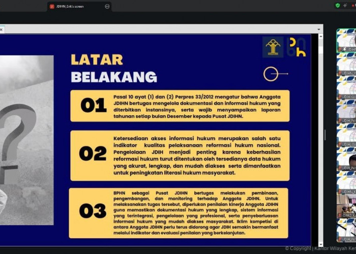 Bagaimana Kanwil Kemenkum Babel Menyikapi Kebijakan Baru Penilaian Kinerja JDIHN 2026?