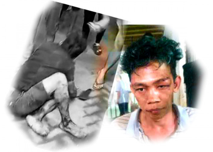 Nyaris Pindah Alam, Ini Tampang Pelaku Begal di Palembang yang Dielus Ramai-ramai Warga