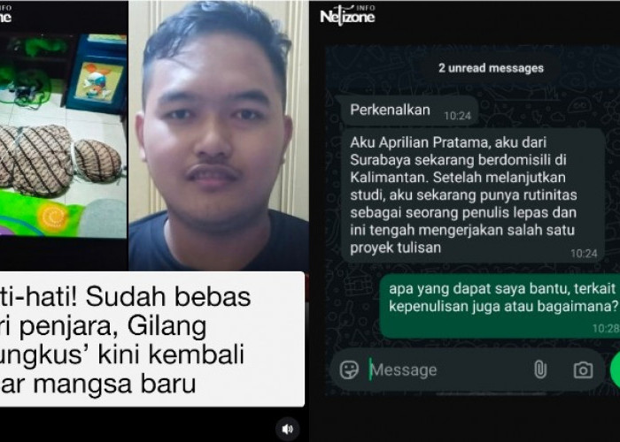 Gilang Bungkus Berulah Lagi, Beredar Chattingan Bujukan Demi Salurkan Hasrat Dalih Proyek Penulisan