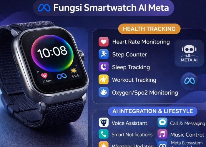 Meta Siapkan Smartwatch Berbasis AI, Meluncur 2026 Tantang Apple dan Samsung