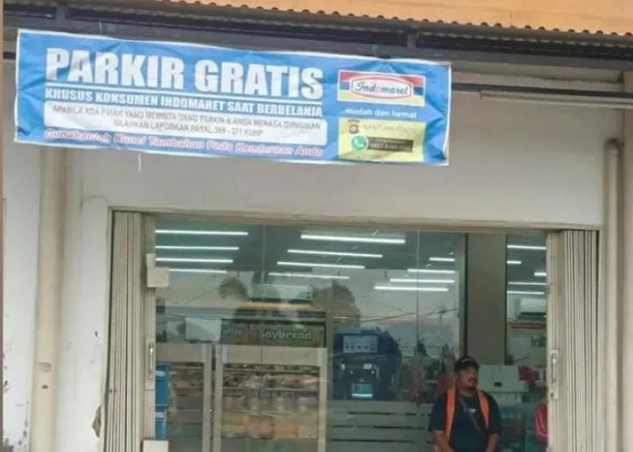 Bertuliskan Parkir Gratis Tapi Tetap Dijaga, Ada Ibu-ibu, Palembang Serukan Gerakan Jangan Bayar Jukir Liar 