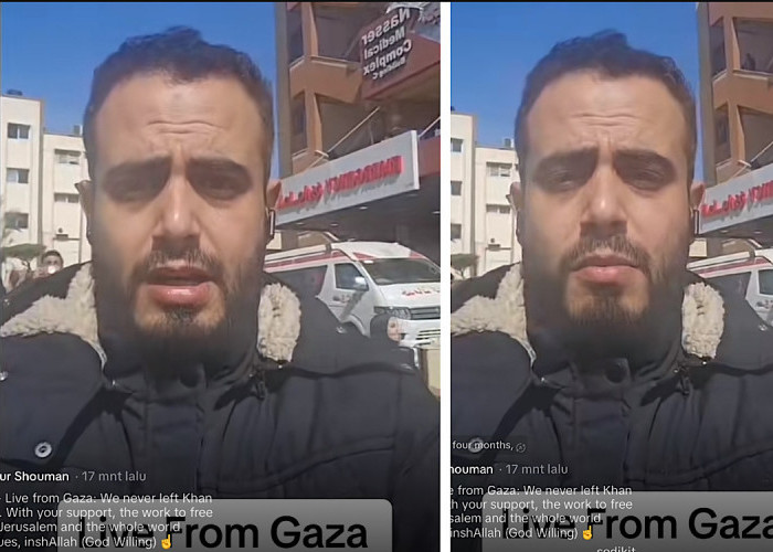 Wartawan Mansour Shouman Sudah Ditemukan, Sembunyi dari Rumah ke Rumah Akhirnya Tiba di Gaza