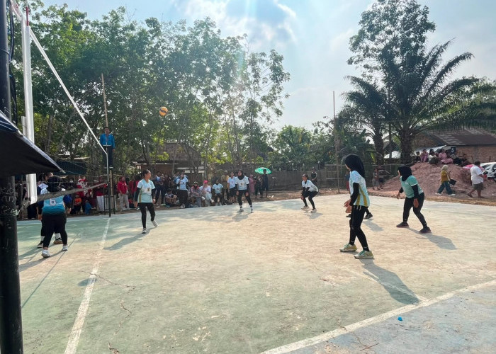 Ini Juara Turnamen Voli Semi Open Desa Cinta Kasih-PT TeL