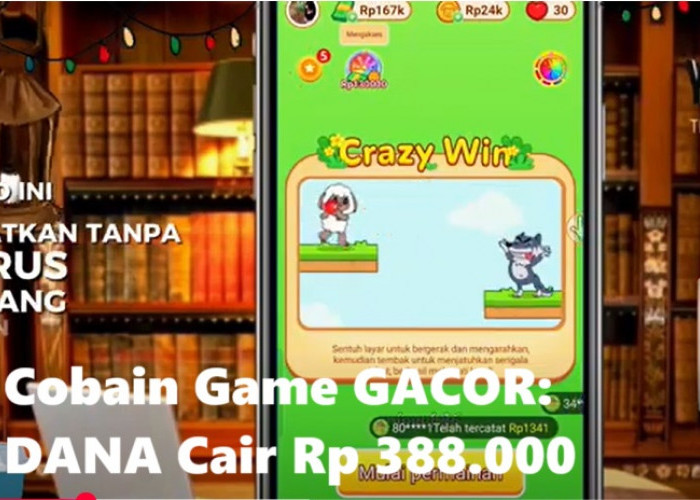 GAME Gacor: Penghasil Saldo DANA 2025 - Tukar Koin dan Dapatkan Rp388.000, Terbukti Membayar