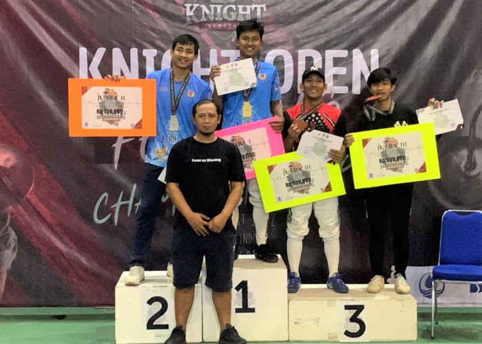 Mahasiswa UBD Sabet Juara di Kejuaraan Knight Open Fencing
