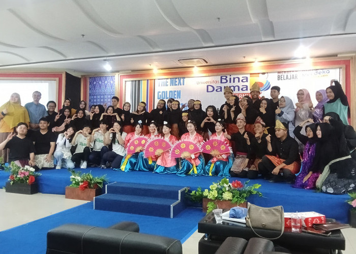 Kenalkan Budaya Korea dan Indonesia, Hansarang Club Palembang Kunjungi Universitas Bina Darma