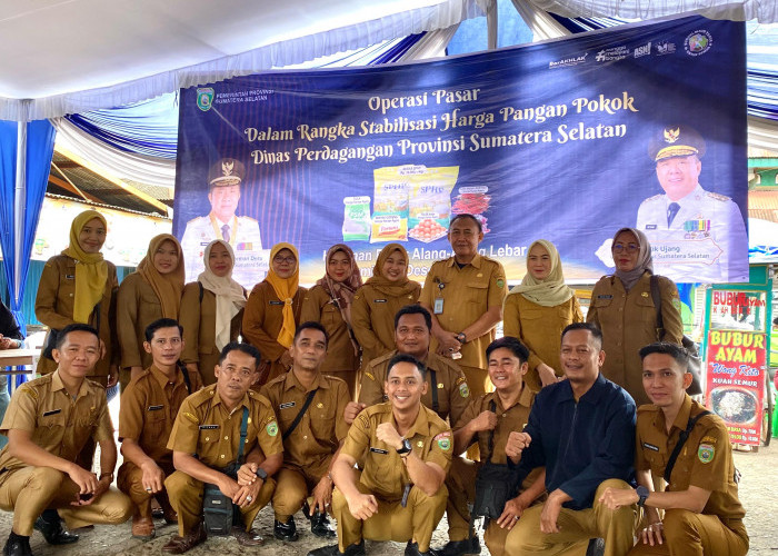 Lagi, Operasi Pasar Dinas  Perdagangan Sumsel Hadir di Pasar Alang-Alang Lebar, Harga Sembako Terjangkau