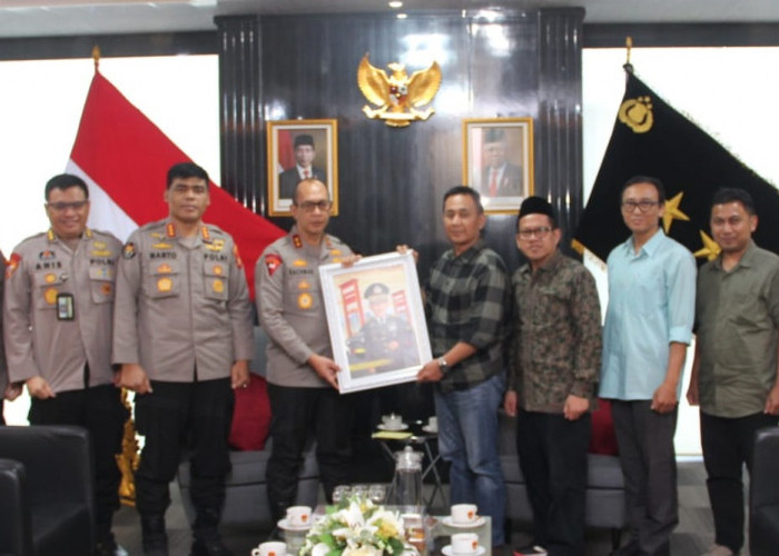 Kapolda Sumsel Rachmad Wibowo Terima Silaturahmi Managamen Sumatera Ekspres