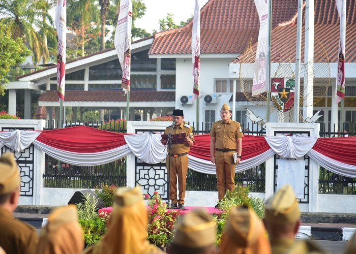 Pemkot Palembang Gelar Apel Gabungan ASN 2026 di Pelataran Kambang Iwak