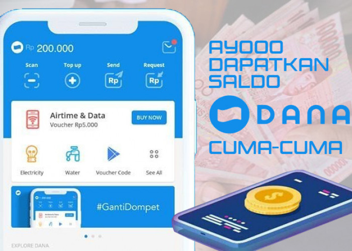 Instal Aplikasi Ini! Saldo DANA Gratis Hingga Rp350 Ribu Cair Tanpa Syarat, Begini Caranya