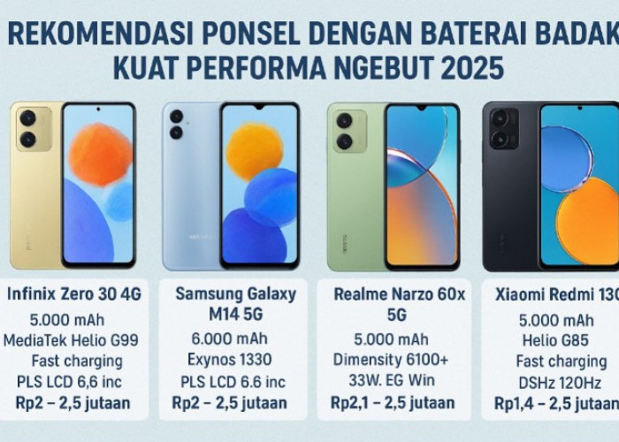 Infinix Zero 30 Tetap Terbaik di Kelasnya, Ini Rekomendasi Ponsel Baterai Badak dan Performa Ngebut 2025