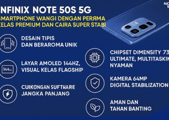 Infinix Note 50S 5G: Smartphone Mikroenkapsulasi, Performa Kelas Premium 