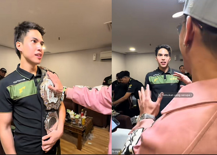 Pamer Sabuk Juara El Rumi Sebut Namanya Kini ‘El Rumi 38 Detik’ 