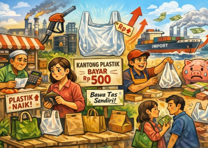 Harga Kantong Plastik Meroket, Warga Resah dan Warung Tertekan: Ternyata ini Penyebabnya