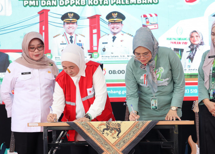 HUT Palembang 2025: PMI Kota Dengan RS Bari Kumpulkan 89 Kantong Darah