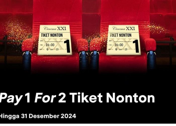 Promo Akhir Tahun Cinema XXI: Beli 1 Tiket Bioskop Dapat 2, Tersedia Sampai 31 Desember 2024! Begini Caranya