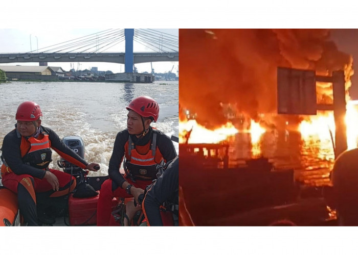 Deretan Kronologi Kapal Jukung yang Meledak di Sungai Musi, 1 Orang ABK Masih dalam Pencarian