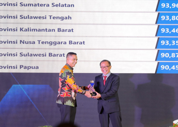 Sumatera Selatan Raih Predikat Tertinggi 'Informatif ' di Penganugerahan KIP 2022