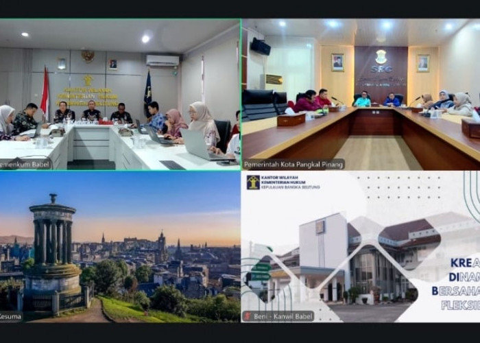 Visi Misi Wali Kota Pangkalpinang Dibahas dalam Harmonisasi RPJMD oleh Kanwil Kemenkum Babel