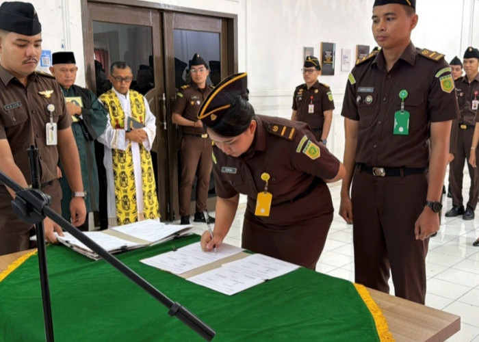 CPNS Kejari OKI Resmi Dilantik menjadi PNS Penuh, Tingkatkan Kualitas Kerja