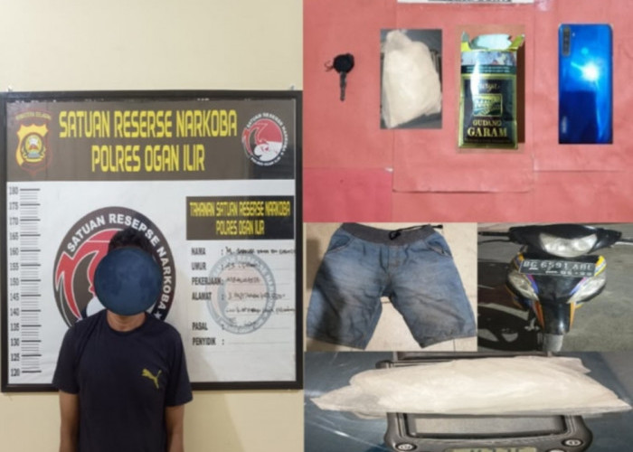 BRAVO! Satres Narkoba Polres Ogan Ilir, Peredaran Sabu 47,76 Gram di Pemulutan Berhasil Digagalkan