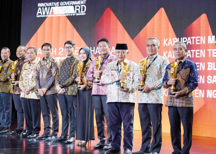 Ogan Ilir Dinobatkan Jadi Kabupaten Terinovatif di Ajang Innovative Government Award 2025
