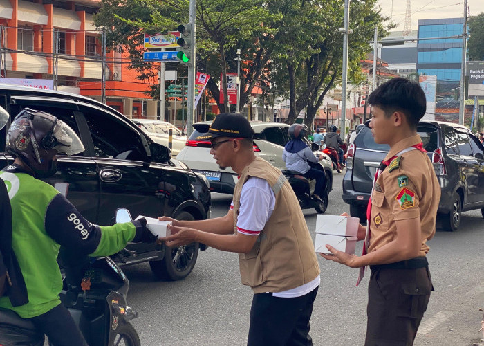 DPW LDII Sumsel Bagikan 1.500 Takjil Gratis di Monpera Palembang, Serentak Se-Sumatera Selatan