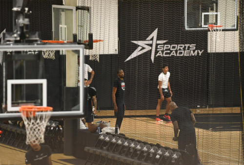 Waw, Menonton Kevin Durant Latihan Sebelum Mulai Basketball Clinic