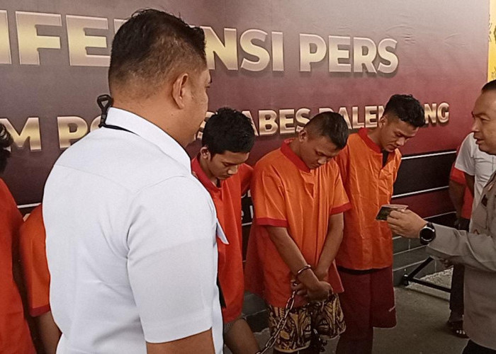 5 Sindikat Ganjal Kartu ATM Ditangkap, 4 Kali Beraksi di Palembang Kuras Ratusan Juta dari Rekening Korban