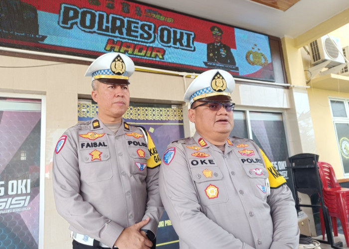 Satlantas Polres OKI Imbau Masyarakat Khusus Pengendara Waspada Cuaca Ekstrem