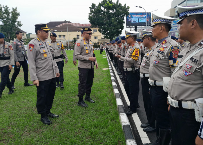 Polda Sumsel Terjunkan 440 Personel Pengamanan Kampanye Terbuka Pemilu 2024 Paslon 01 