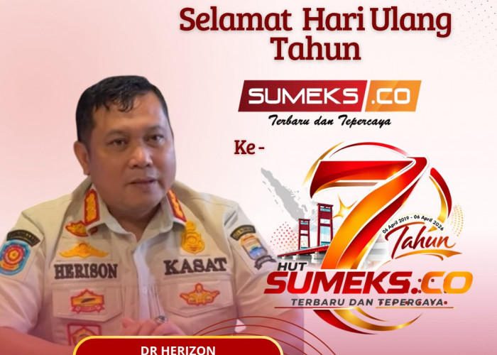 Satuan Pol PP Palembang Mengucapkan Selamat Ulang Tahun ke-7 SUMEKS.CO Tahun 2026