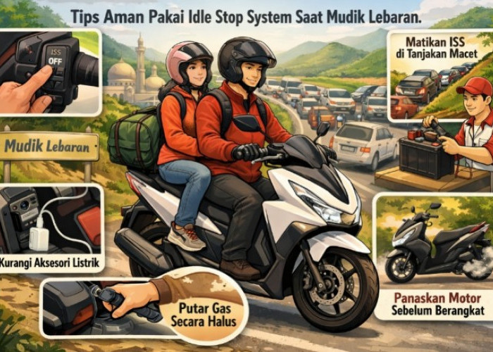 Mudik Lebaran Naik Motor? Begini Cara Aman Mengoptimalkan Idle Stop System Honda agar Aki Tidak Tekor