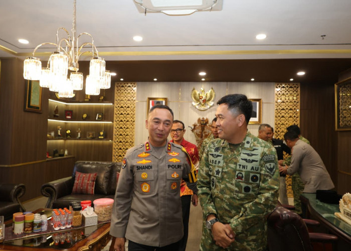 Kapolda Sumsel Terima Danlanud SMH Baru, Perkuat Sinergi TNI-Polri Jaga Stabilitas Keamanan