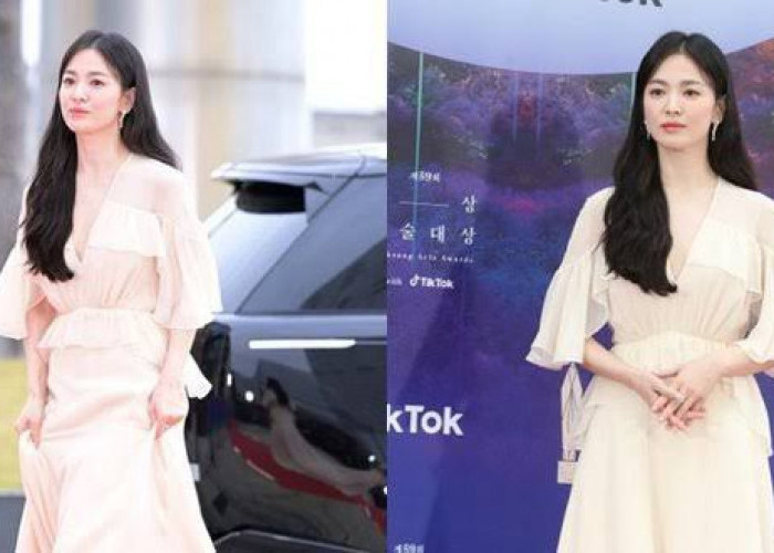 AKHIRNYA...Wajah Cantik Song Hye Kyo Sabet Best Actress di Baeksang Arts Awards 2023, Ini Daftar Pemenang 